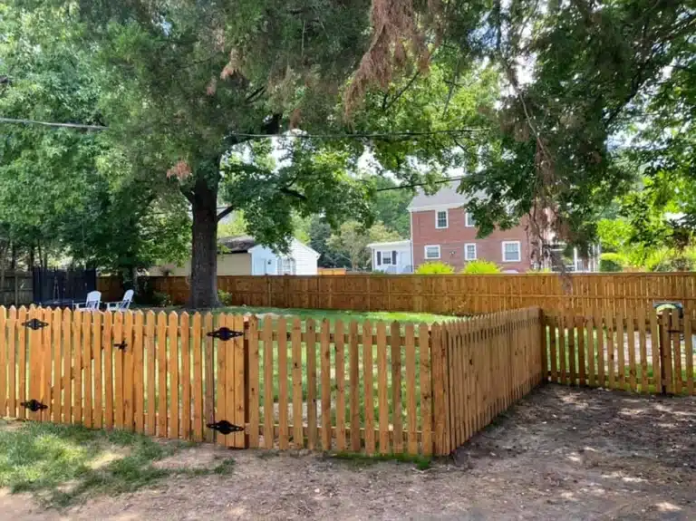 Wood Fence Installation | Picket Fence Installation | Privacy Fence Installation | Custom Fence Transition | Chesterfield Fence Company