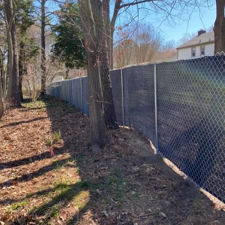 Residential Chain Link Fence Installation
