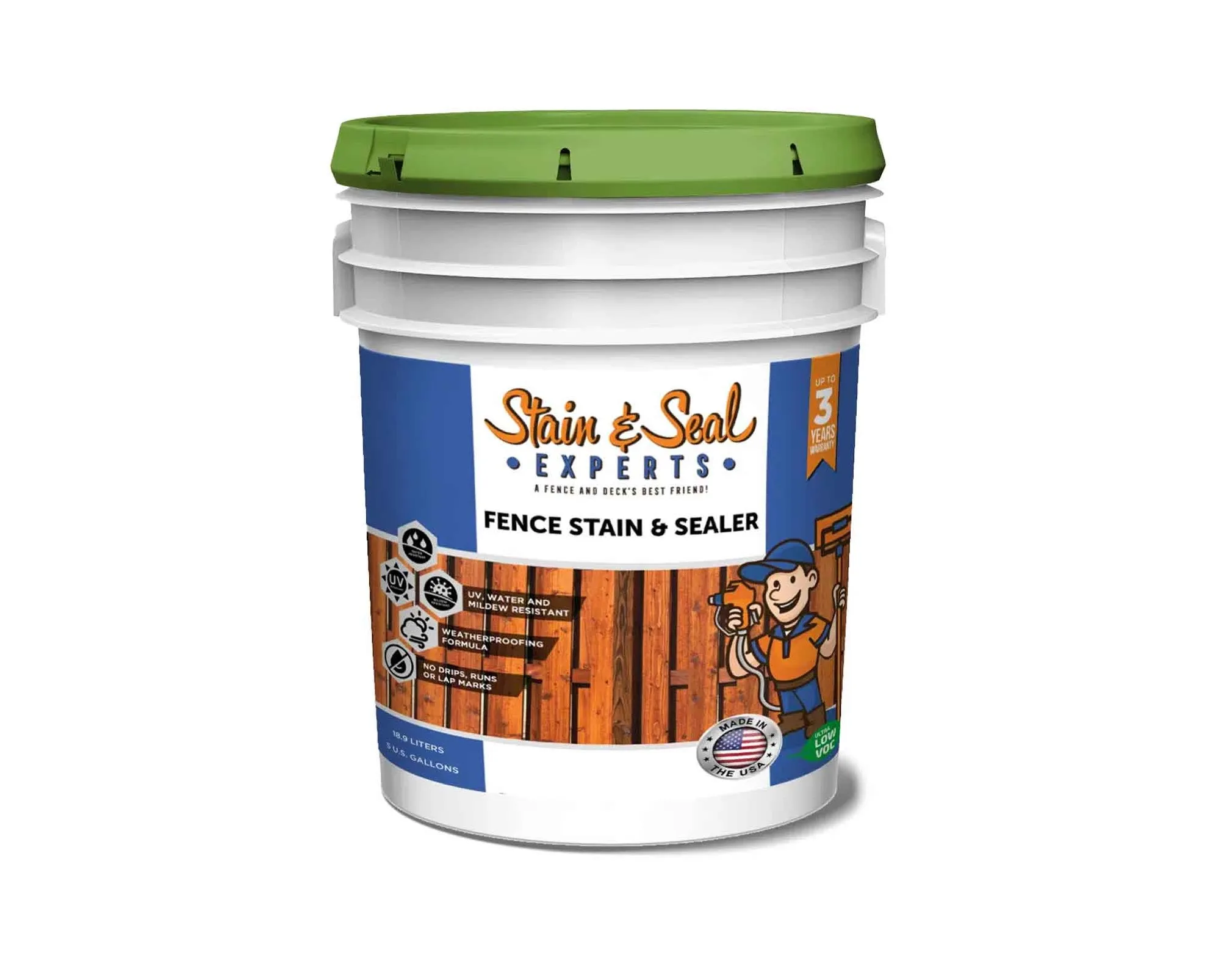 Virginia Beach Semi-Solid Fence Stain