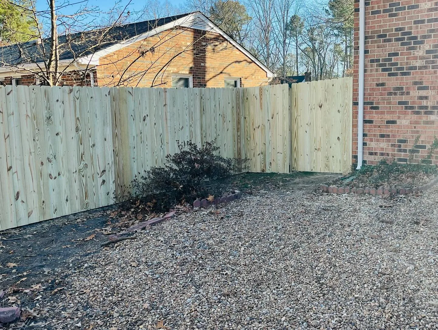 Virginia Beach Wood Fence Installation